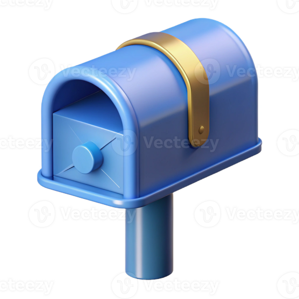 dramatic creative Modern mailbox, sleek design, detailed png