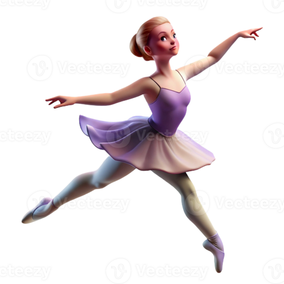 vibrant artistic Portrait of a ballerina mid-leap, dramatic chiaroscuro lighting, romantic ballet style detailed png