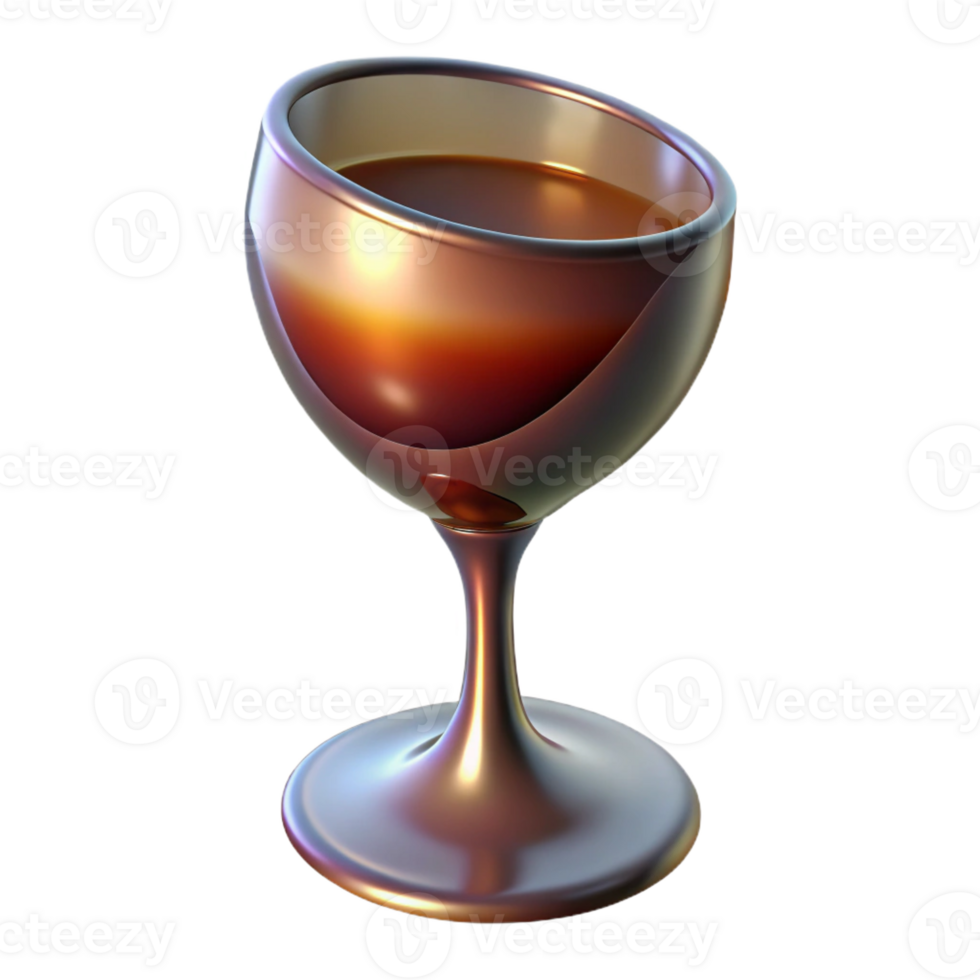 stunning traditional A wine glass, elegant curves, abstract sophistication high quality png
