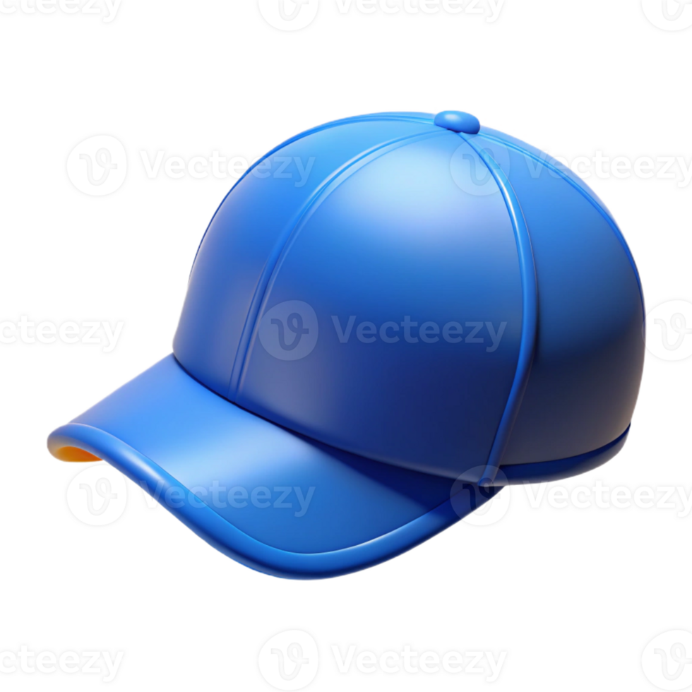 dramatic rustic Baseball cap, blue, plain design, professional png