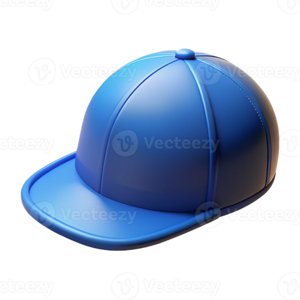 magnificent traditional Baseball cap, blue, plain design, original png