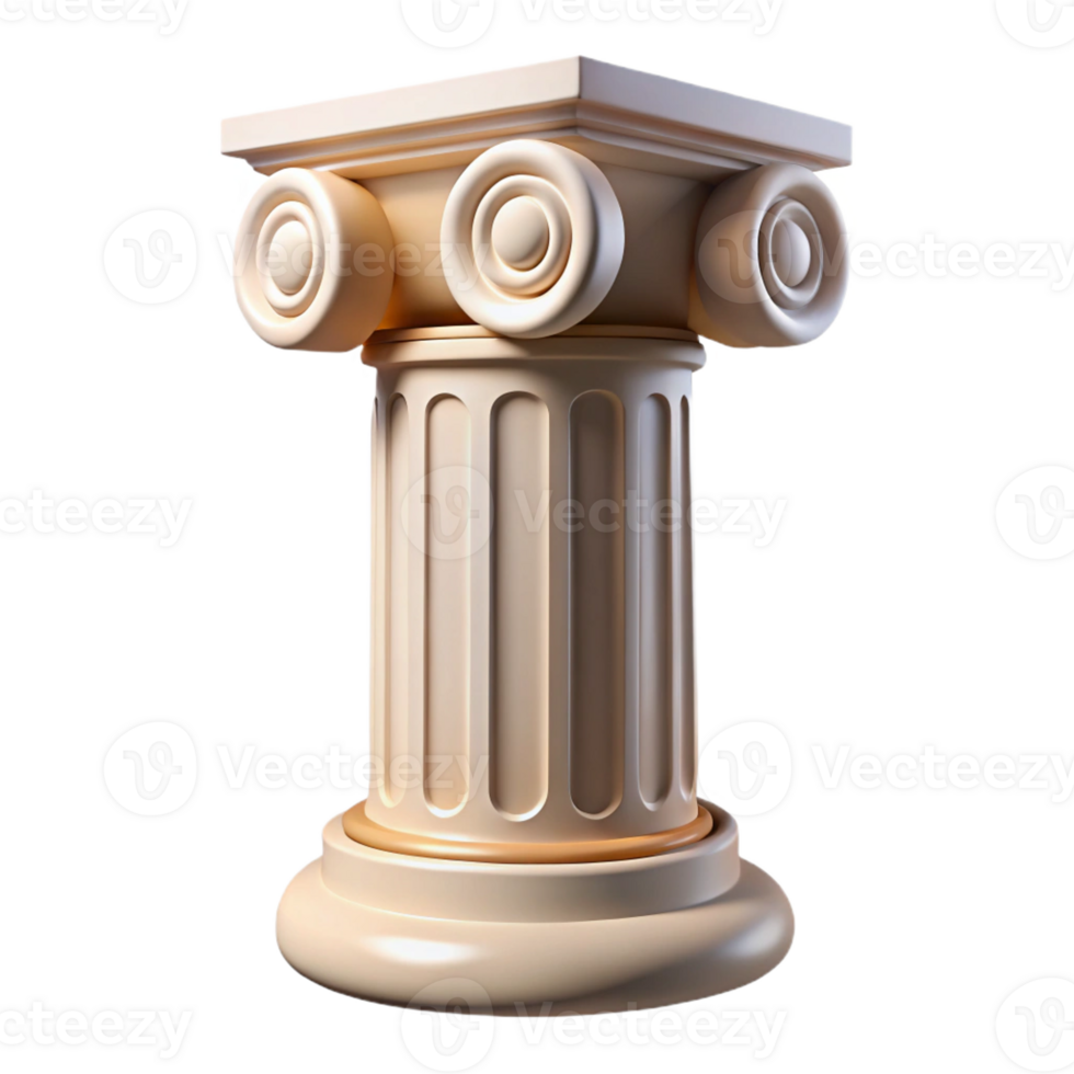 serene creative Column capital, Corinthian order, 4K png