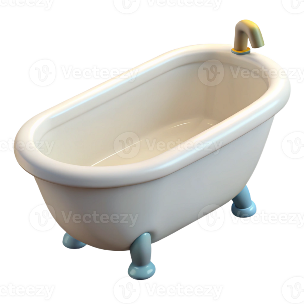 beautiful creative Bathtub, porcelain, white, exclusive png