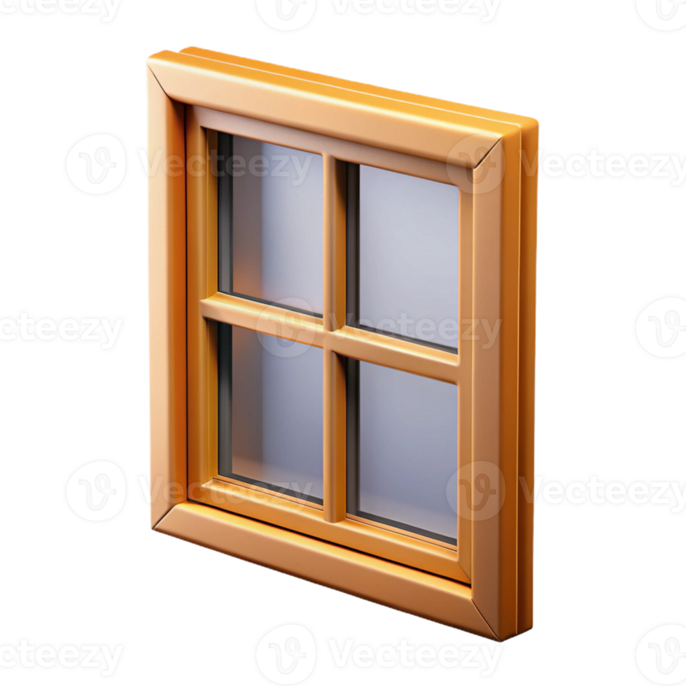 impressive rustic Window frame double-hung sash authentic png