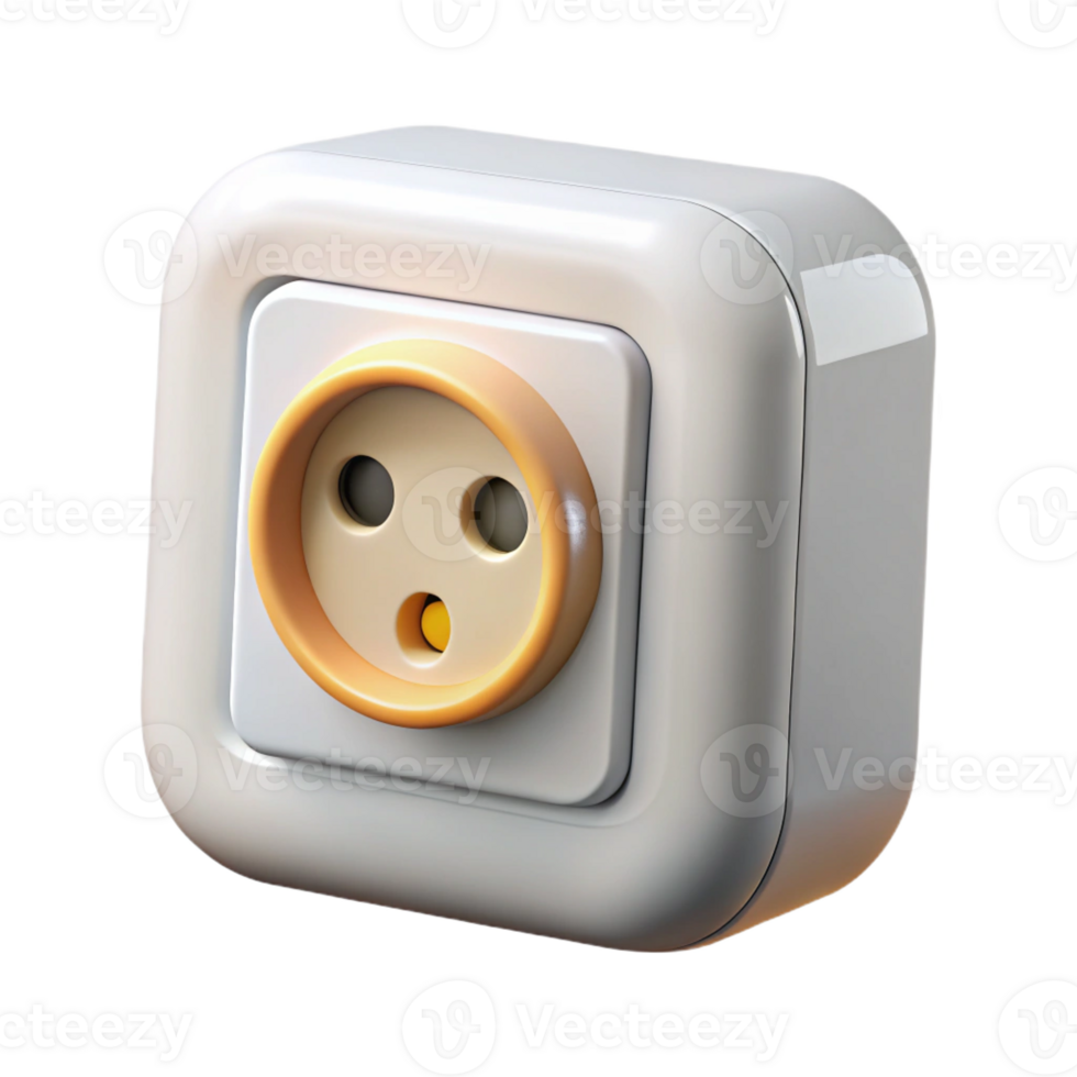 serene modern Electrical outlet, white, GFCI, genuine png