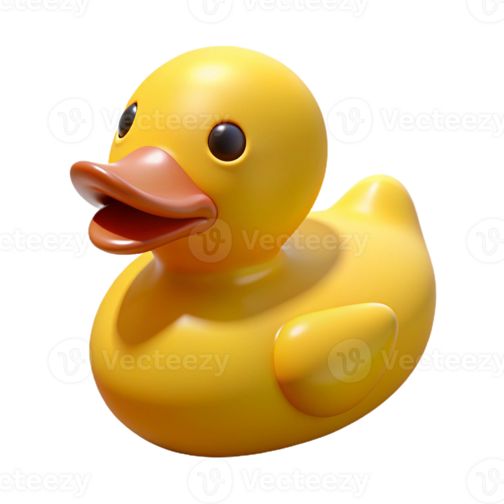 extraordinary traditional Rubber duck, yellow, classic design, high resolution png