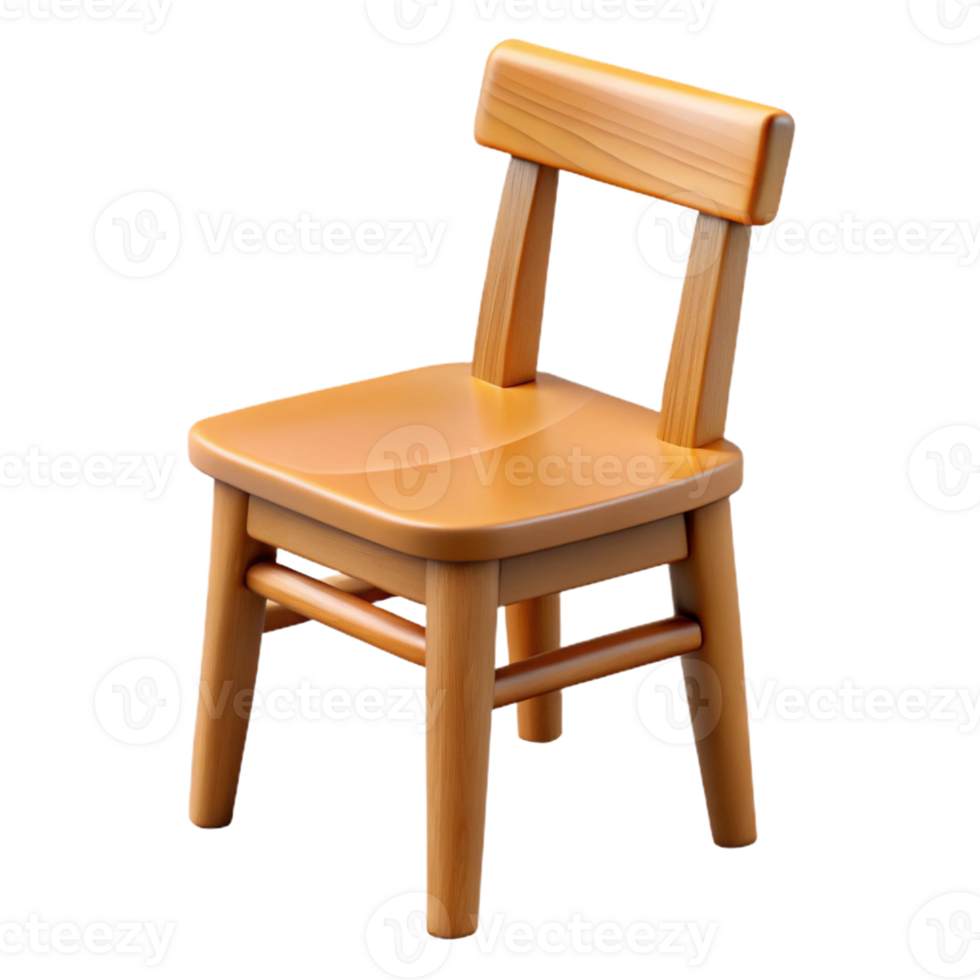 impressive minimalist Chair, wood, dining chair, 4K png