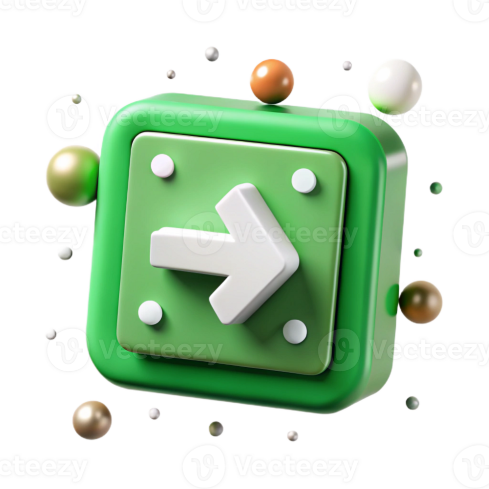 dramatic classic Exit Sign Green White Arrow Down Cutout for Emergency high resolution png