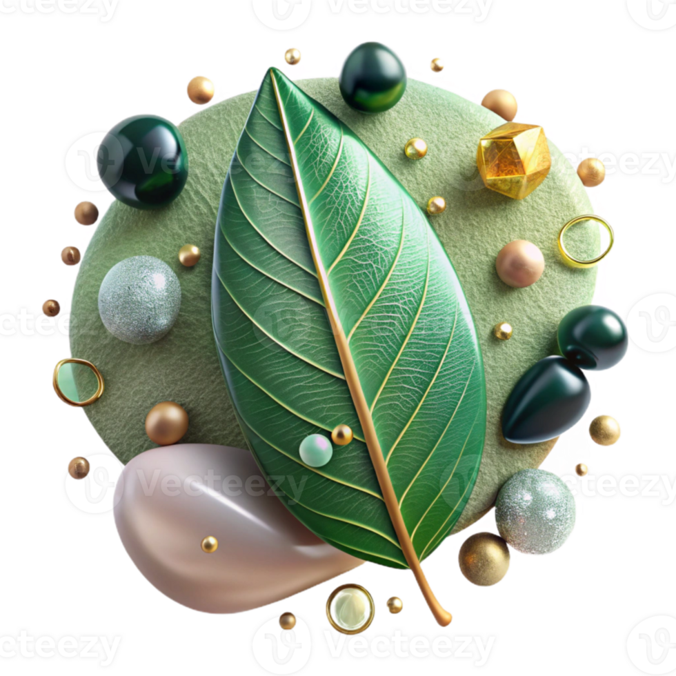 wonderful vintage Eucalyptus Leaf Texture Medicinal Herb Cutout authentic png