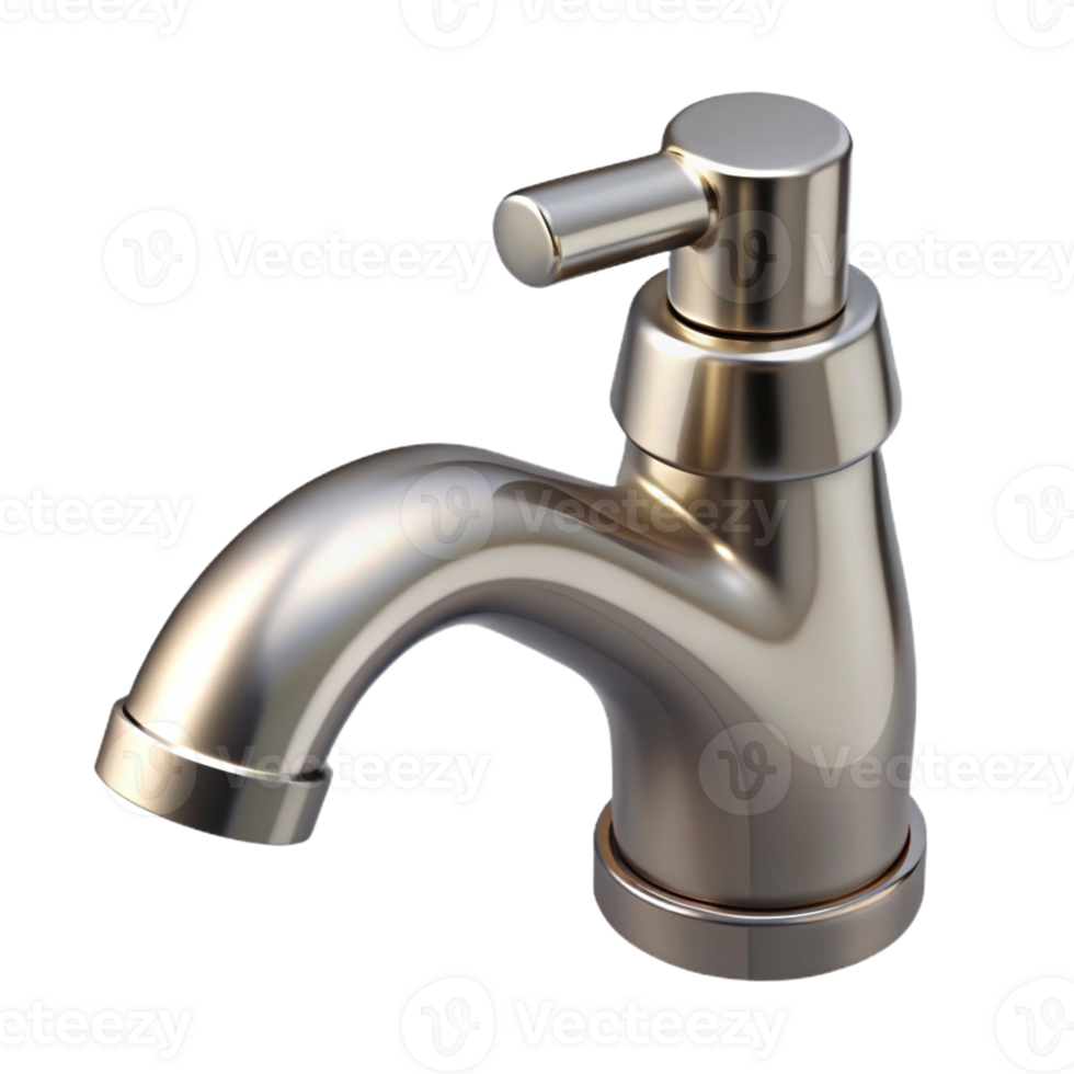 extraordinary modern Faucet, single handle, brushed nickel high quality png