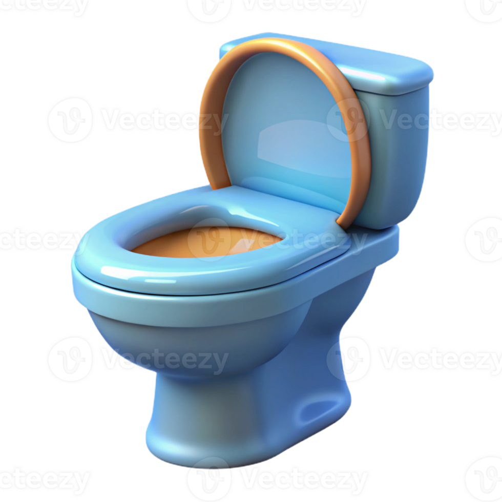 serene contemporary Toilet, ceramic, dual flush, high resolution png