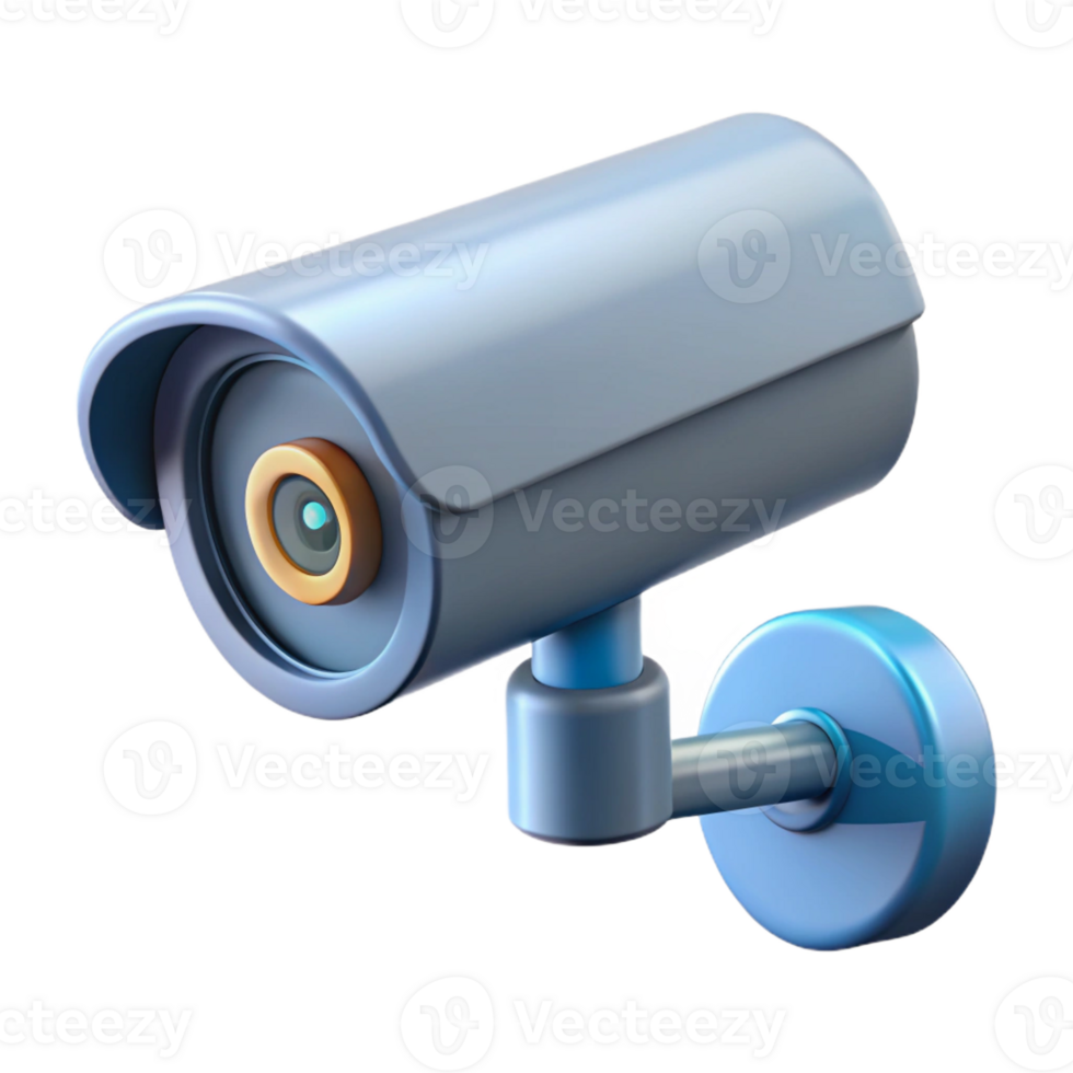 impressive contemporary Security camera with motion detection 4K png