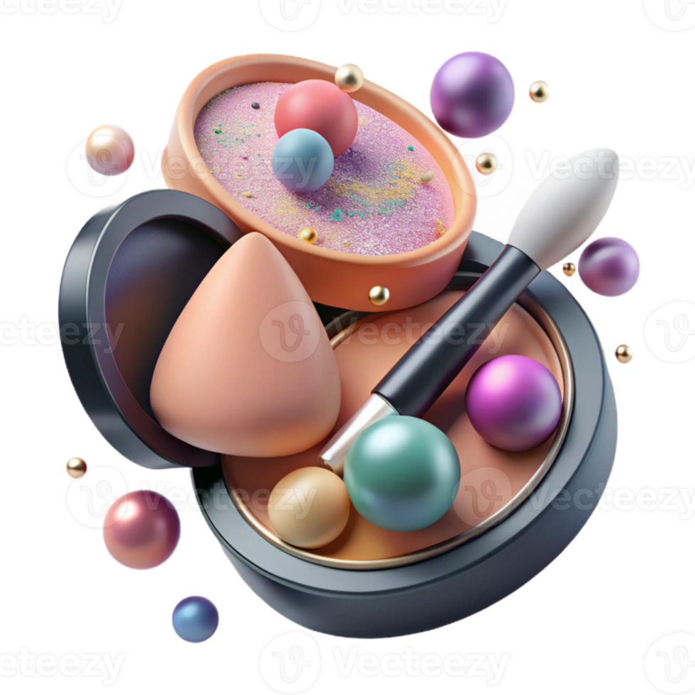elegant abstract Eyeshadow Applicator Soft Sponge Cutout for Makeup Techniques exclusive png