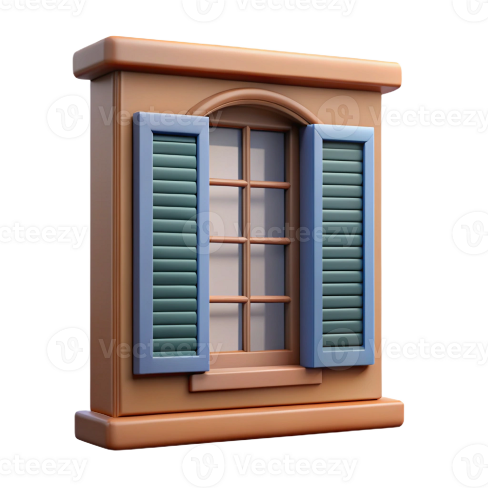 extraordinary traditional Colonial house window shutter authentic png