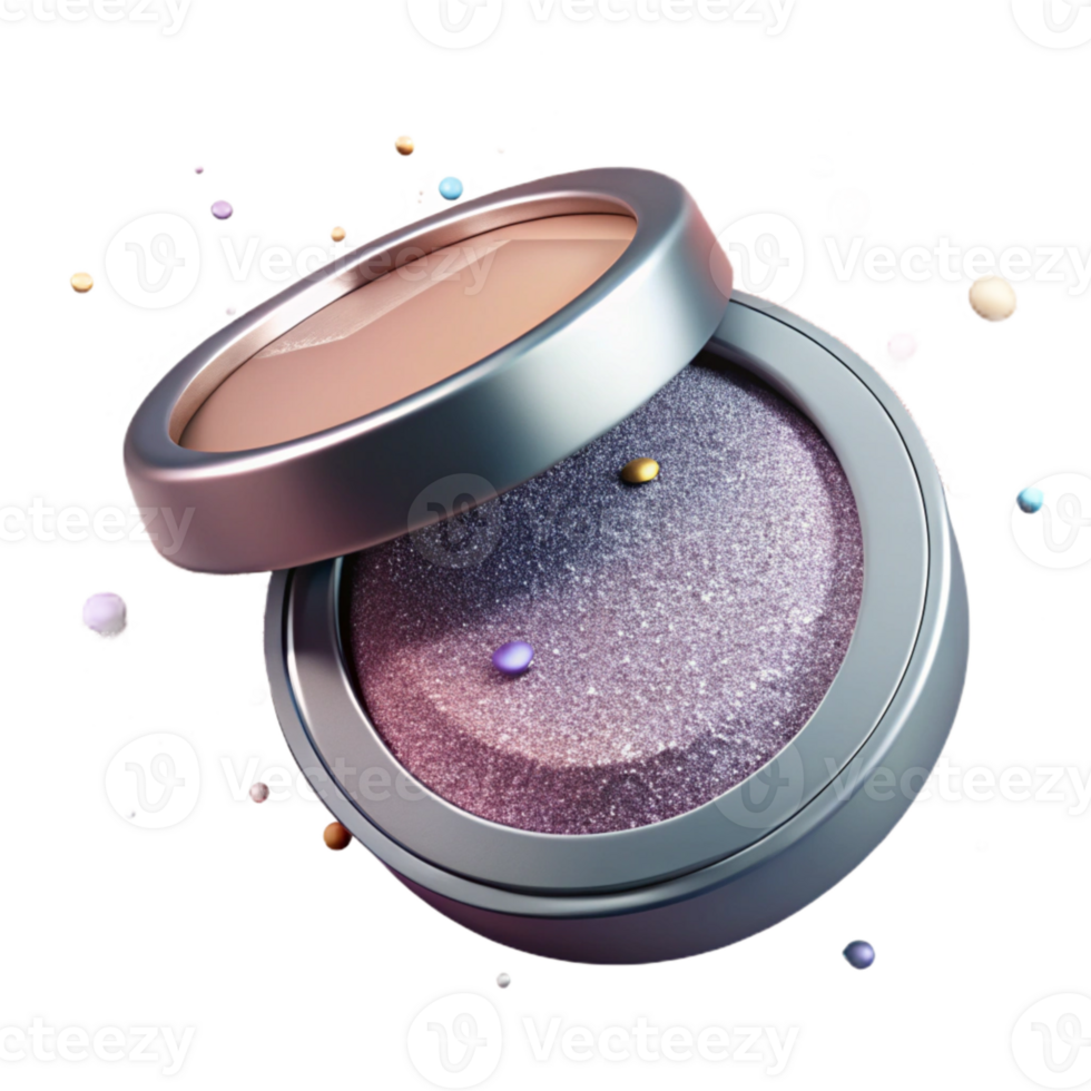 extraordinary modern Eyeshadow Single Pan Shimmery Finish Transparent for Makeup Artists high resolution png