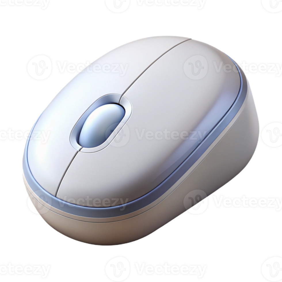 stunning classic Wireless mouse ergonomic optical white high quality png
