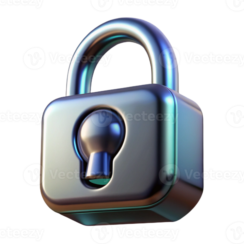 serene traditional A lock, secure, metallic, abstract security exclusive png