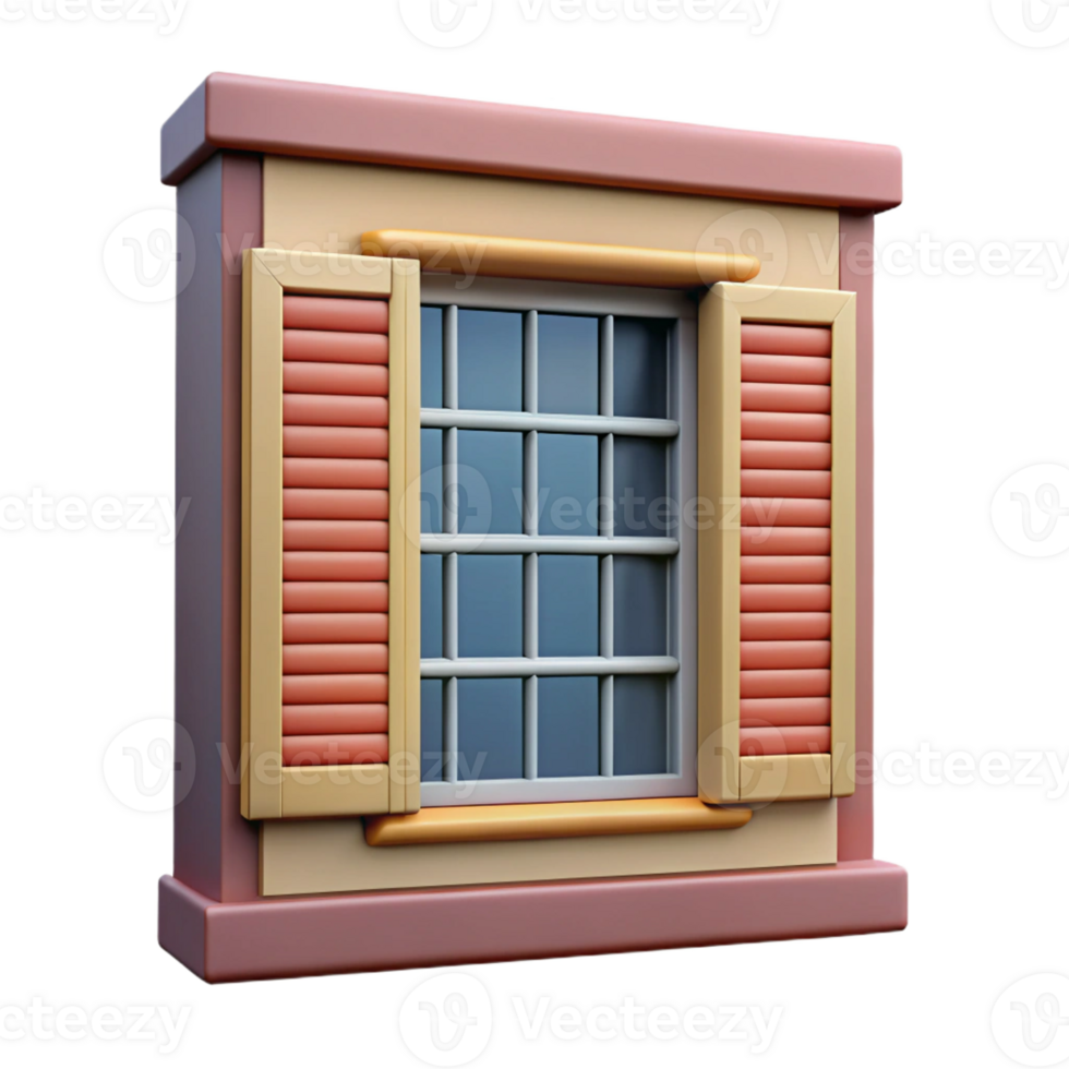 wonderful traditional Colonial house window shutter premium png