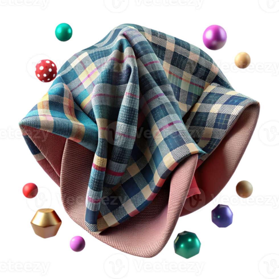 beautiful artistic Fabric Texture Plaid Pattern Background Transparent genuine png