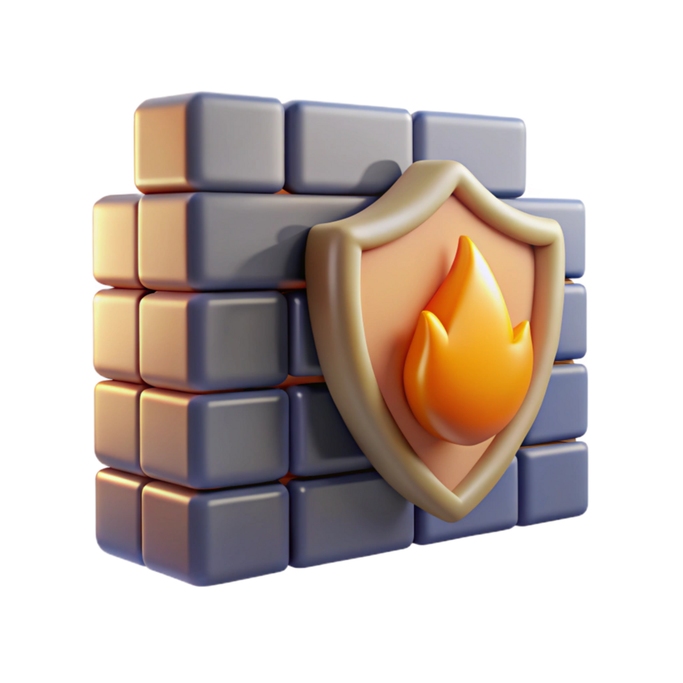 elegant rustic Cyber security firewall protecting data high resolution png