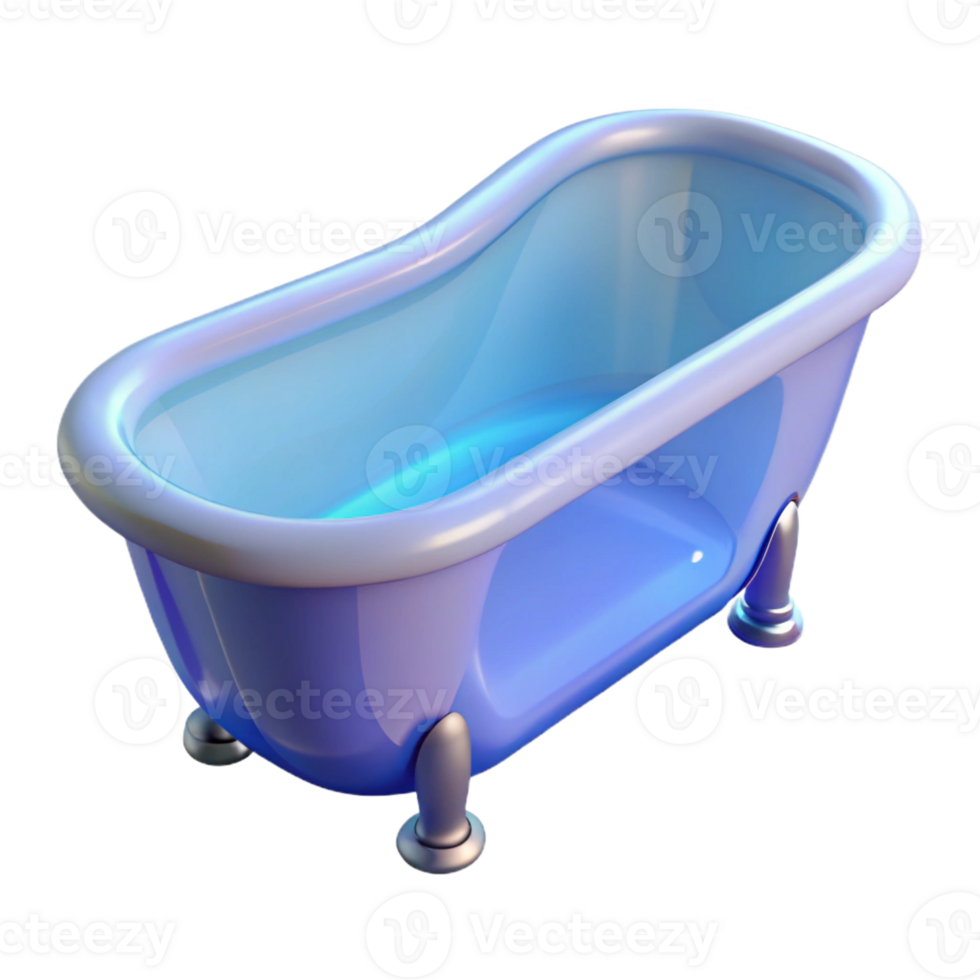 extraordinary artistic Bathtub, freestanding, acrylic authentic png