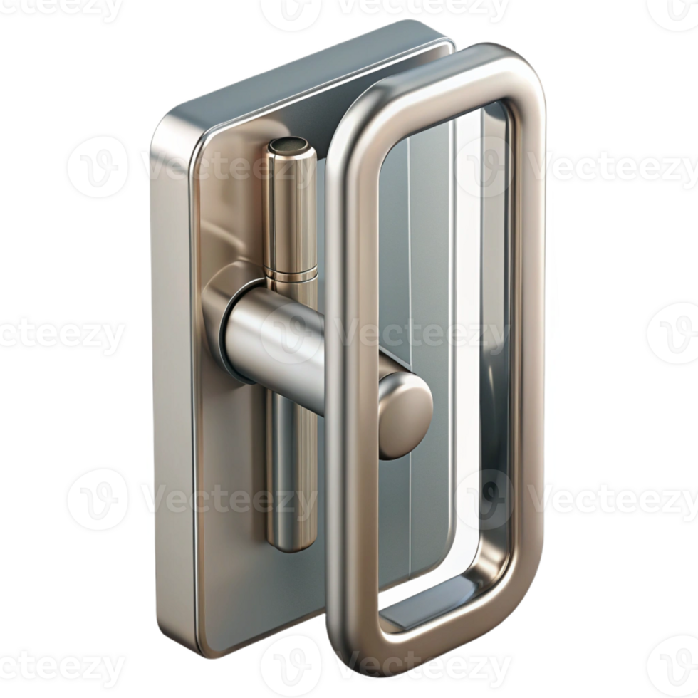 extraordinary abstract Modern sliding glass door handle, stainless steel, premium png