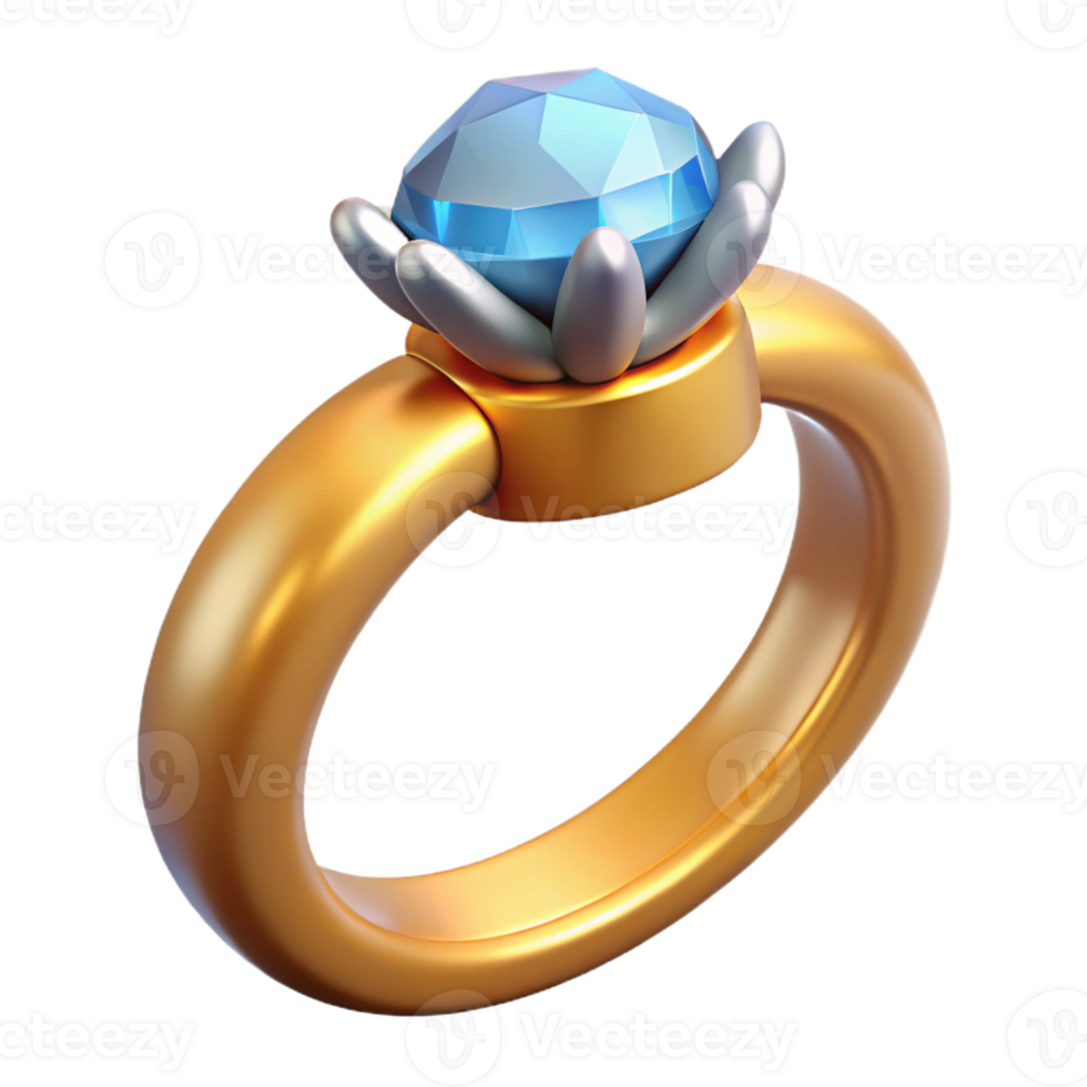 dramatic abstract Engagement ring on a woman's finger, authentic png