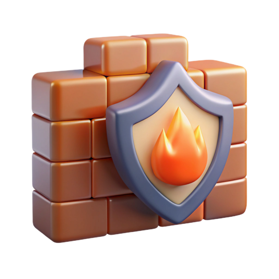 beautiful vintage Cyber security firewall protecting data high quality png