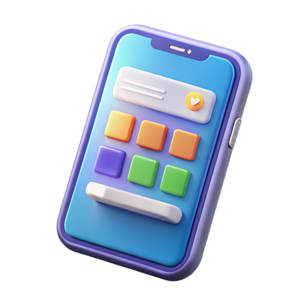 wonderful classic Smartphone mockup displaying mobile app interface exclusive png