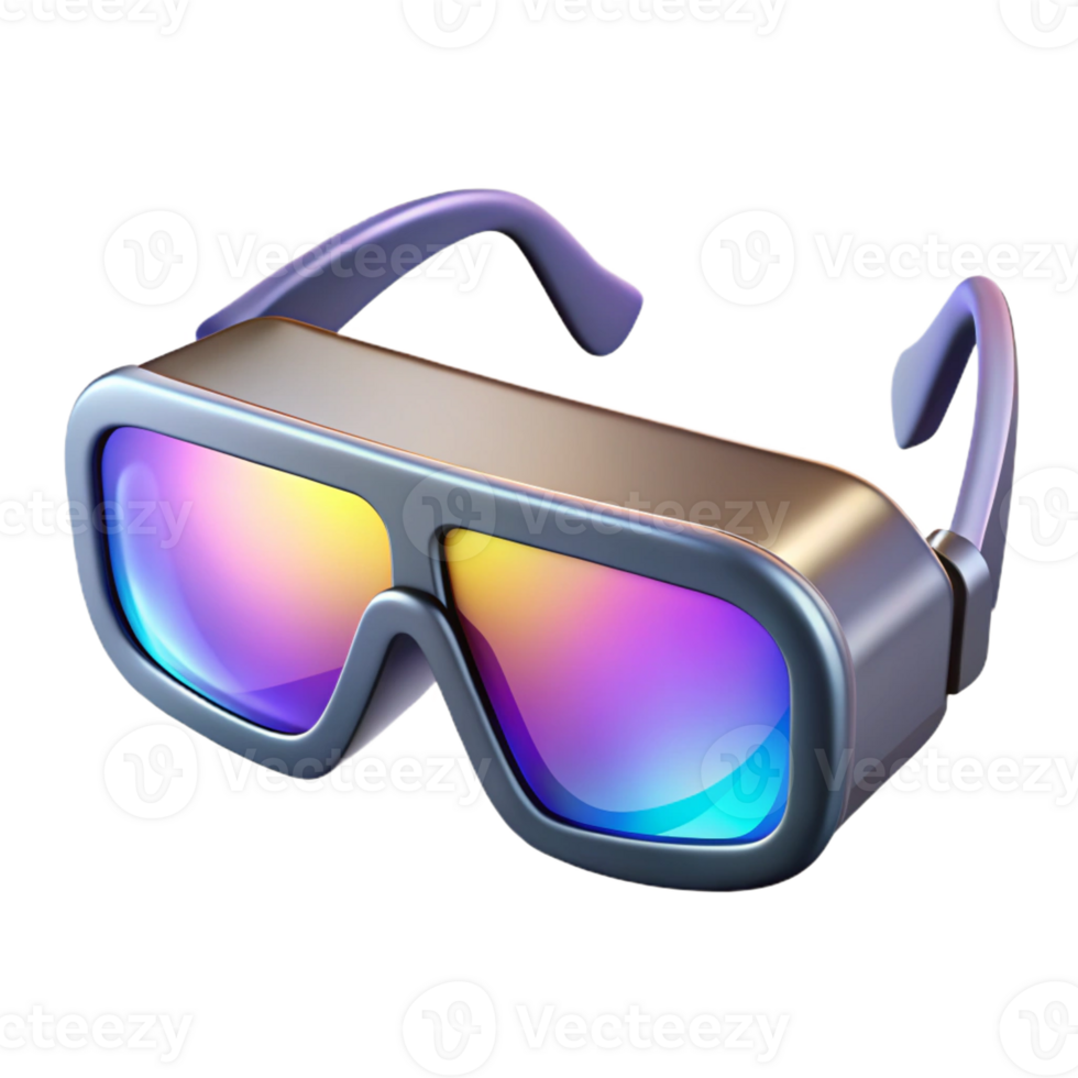 serene rustic A pair of augmented reality glasses displaying a holographic interface, reflecting the user's eyes, illuminated by ambient light, in a realistic style high resolution png