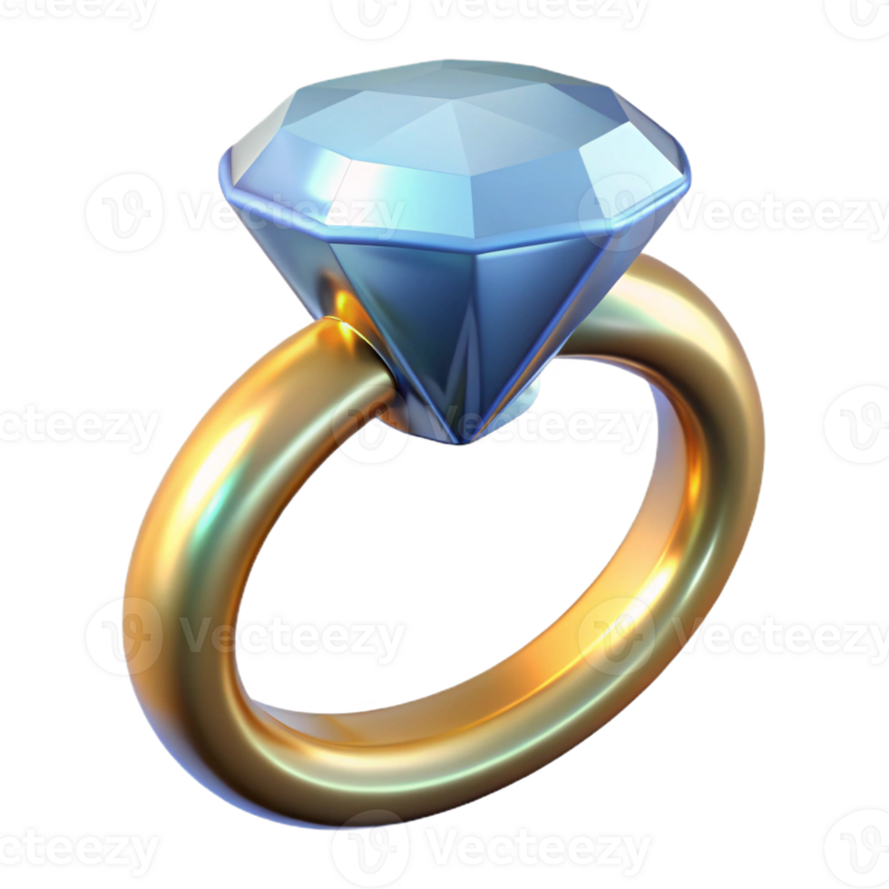 elegant abstract A sparkling diamond ring with a classic solitaire setting premium png