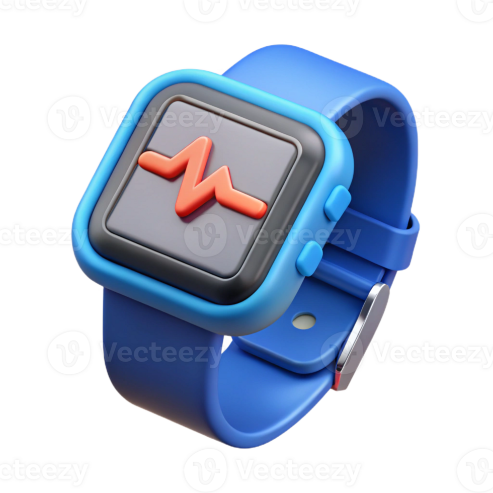 wonderful artistic Smartwatch displaying health data professional png