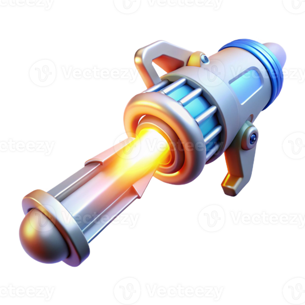 extraordinary creative A futuristic weapon emitting a beam of pure energy, bright white lighting, fantasy style authentic png