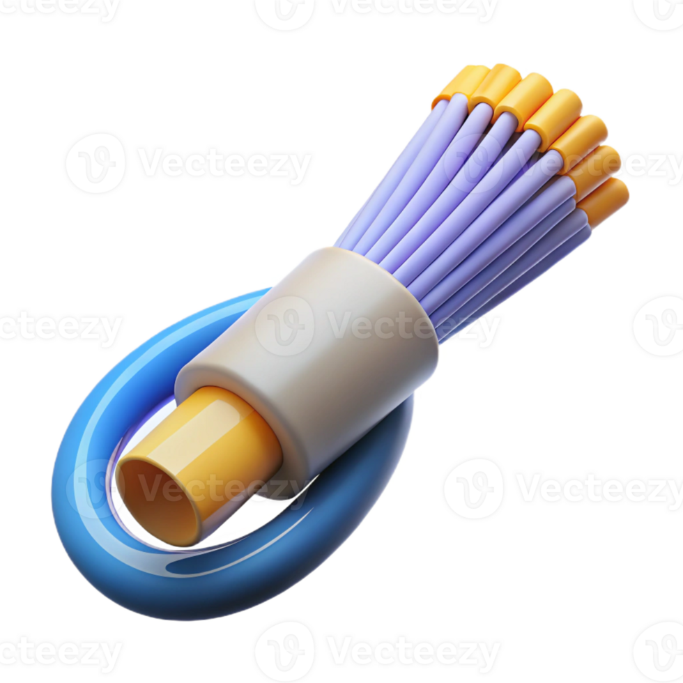 stunning creative Fiber optic cable transmitting data original png