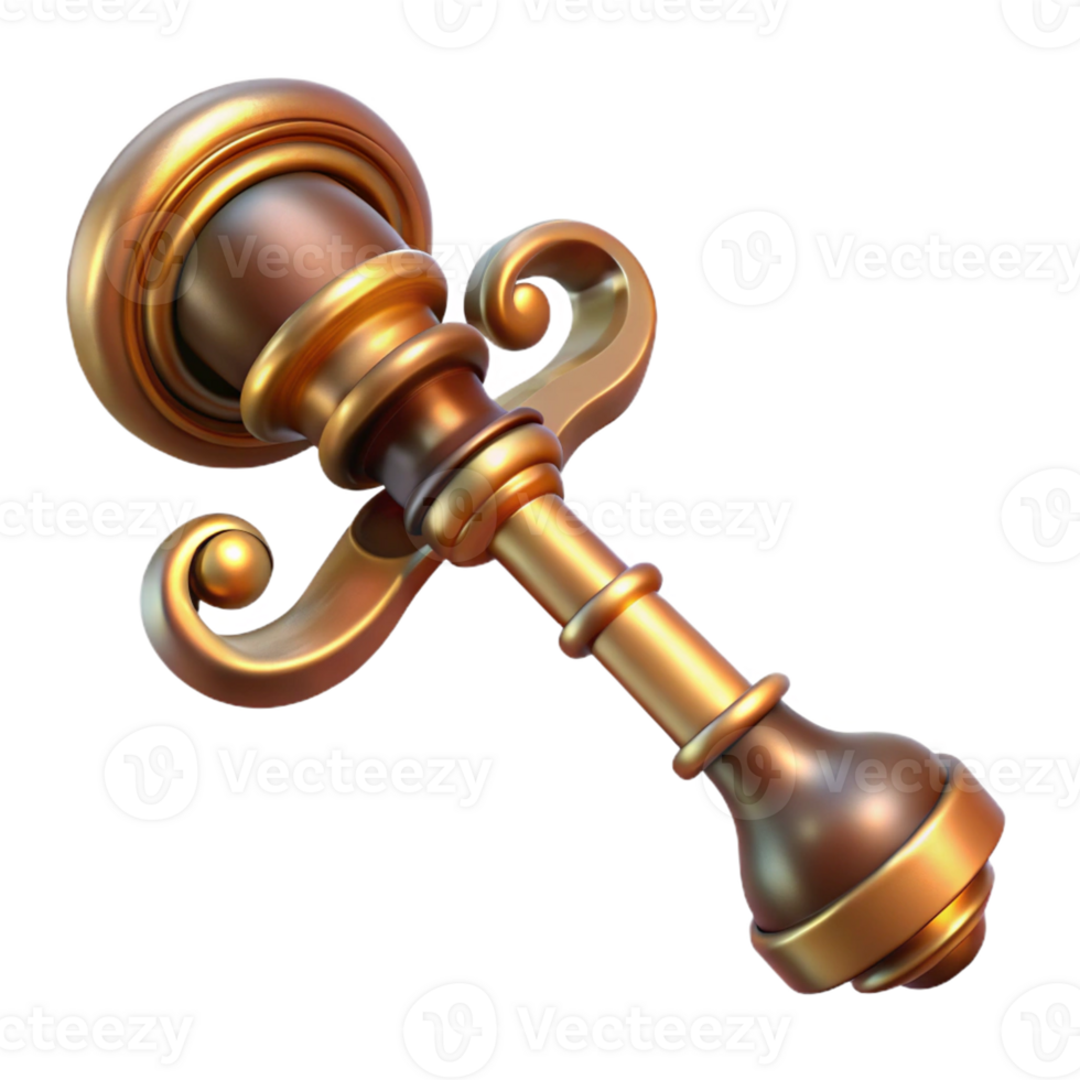 extraordinary traditional Steampunk lever with an ornate handle and a fulcrum point professional png