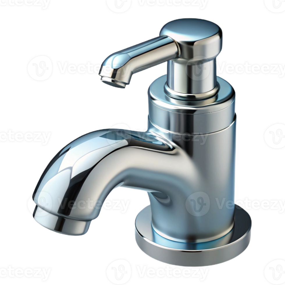 impressive modern Faucet, chrome, modern design, professional png