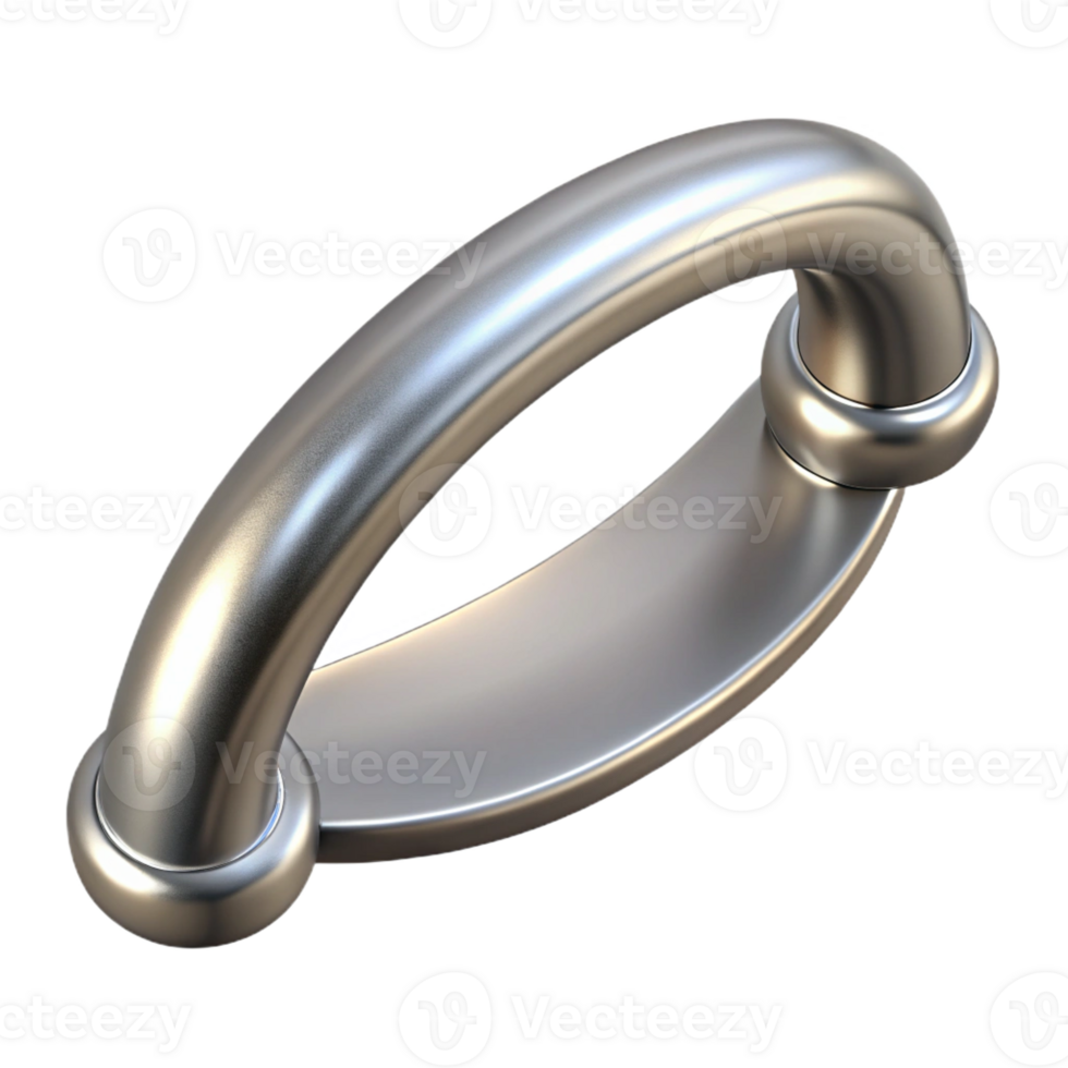 beautiful modern Kitchen cabinet handle, brushed steel exclusive png
