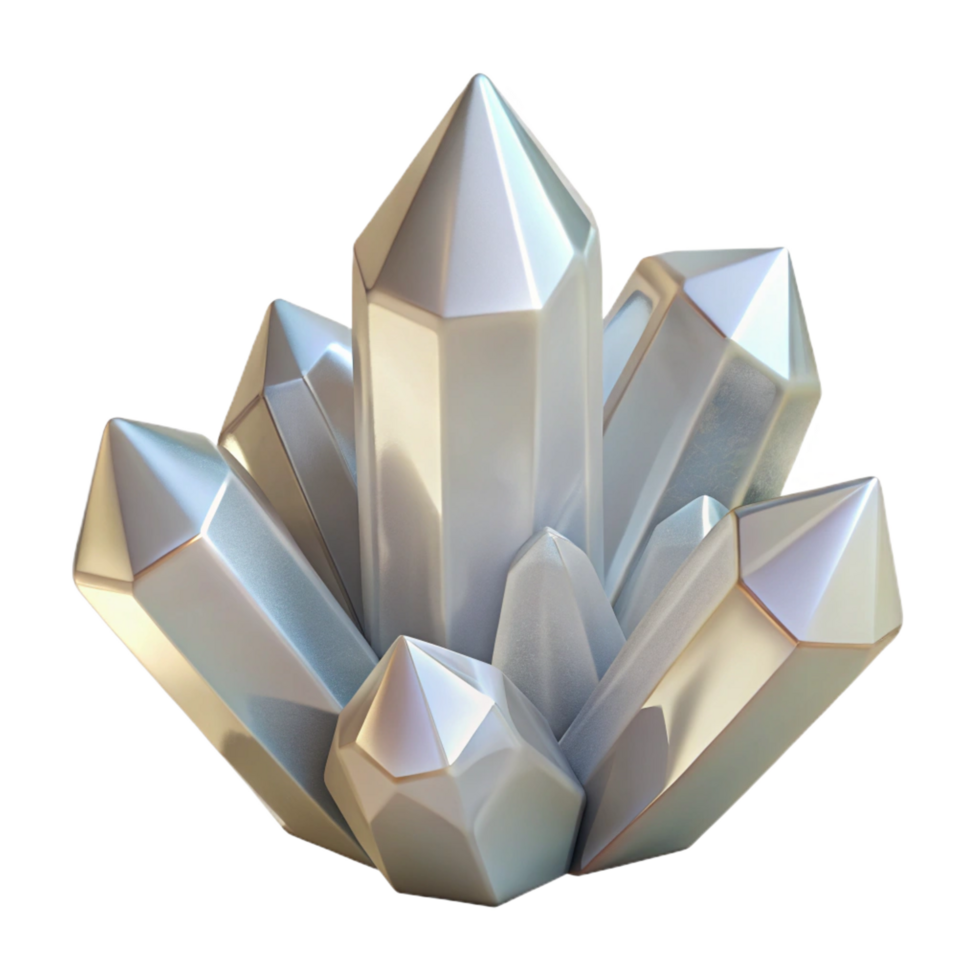 beautiful classic Crystal cluster, clear quartz, high resolution png