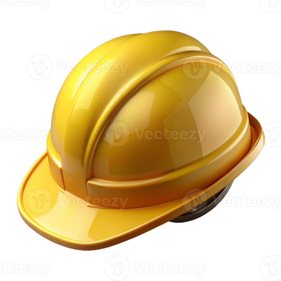 impressive contemporary Construction helmet, yellow, hard hat, professional png