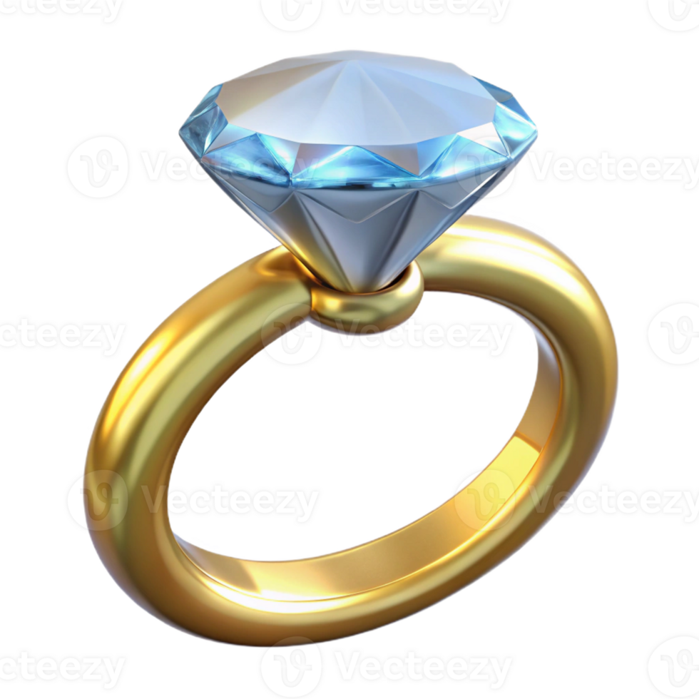extraordinary modern A sparkling diamond ring with a classic solitaire setting detailed png