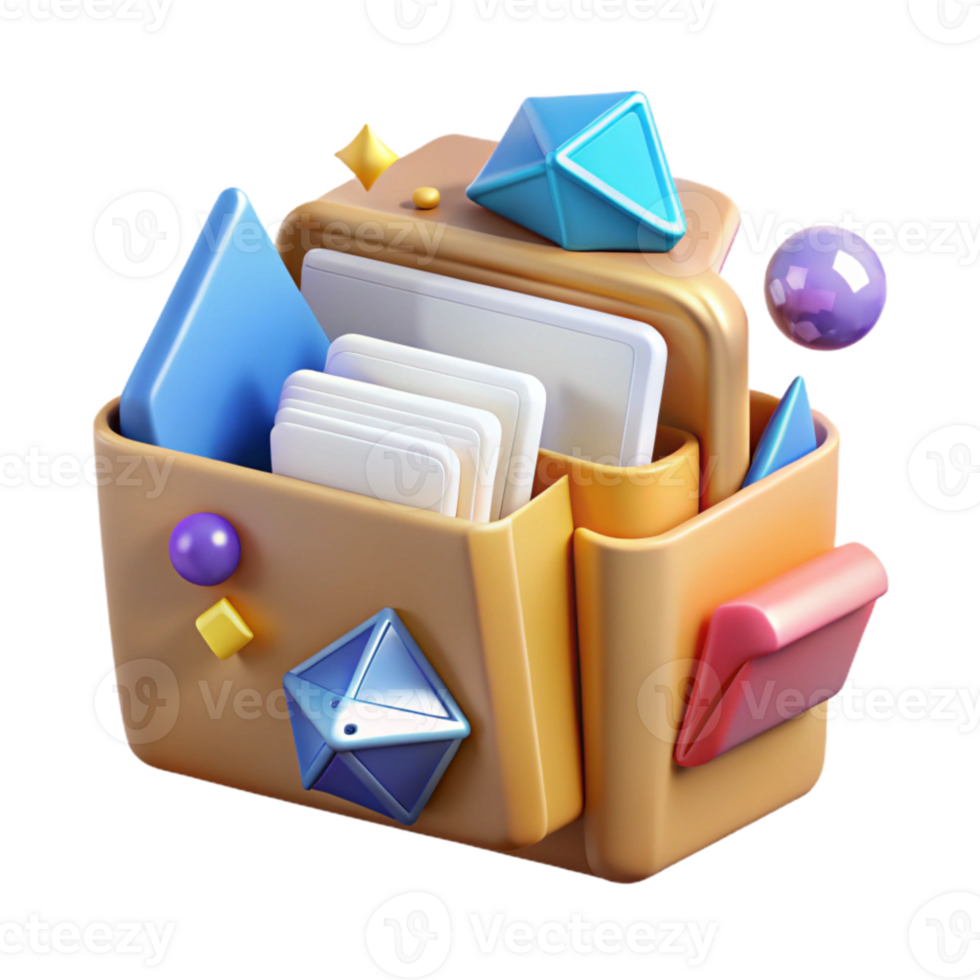 extraordinary modern File Folder Document Organization Transparent for Office Workflows high quality png