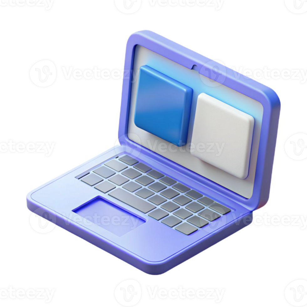 impressive traditional Laptop computer open displaying website wireframe professional png