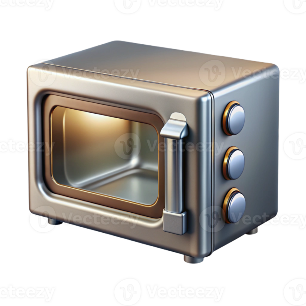 wonderful artistic Microwave oven, stainless steel, countertop authentic png