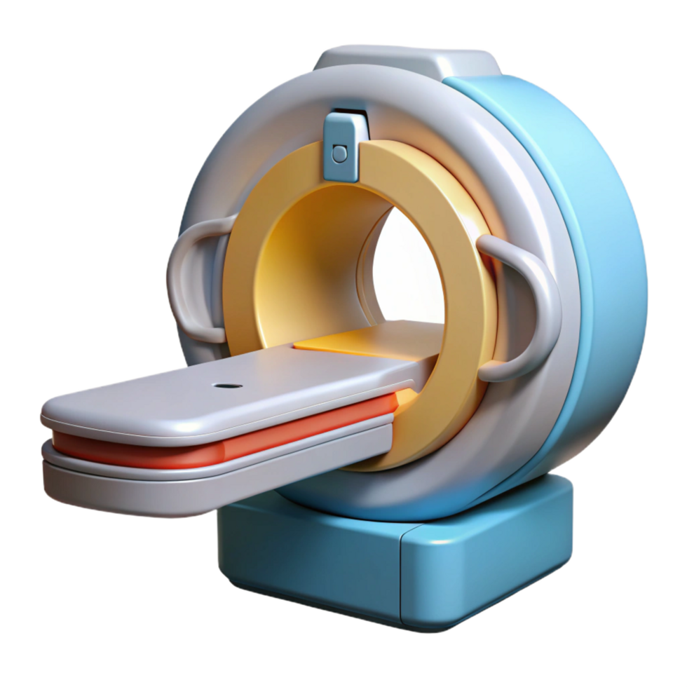 impressive modern Advanced medical scanner with rotating internal components exclusive png