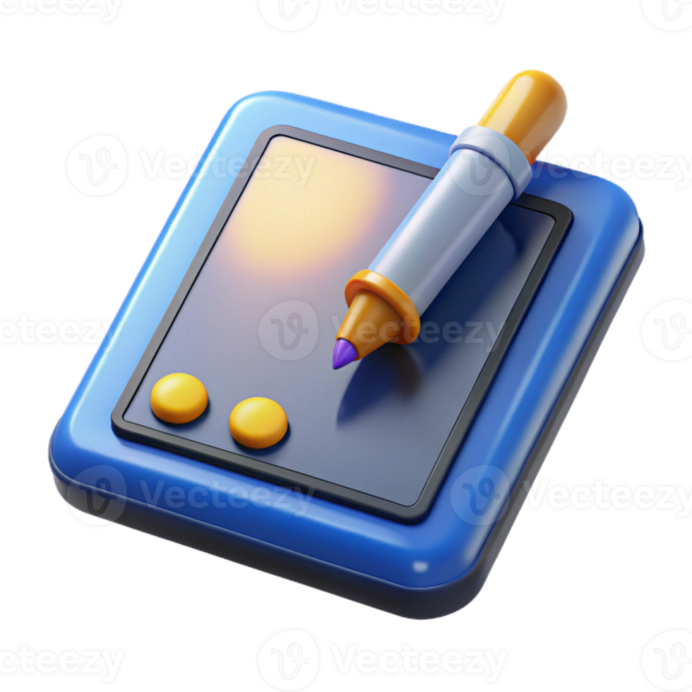 extraordinary classic Tablet computer with stylus pen drawing app genuine png