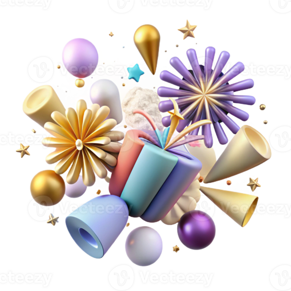 impressive vintage Fireworks Display Cutout for Celebration Events high resolution png