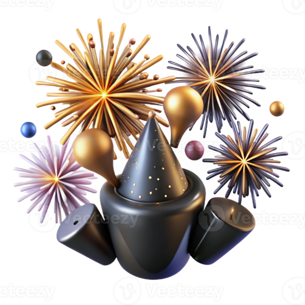 stunning abstract Fireworks Explosion Silhouette Transparent for Dark Backgrounds genuine png