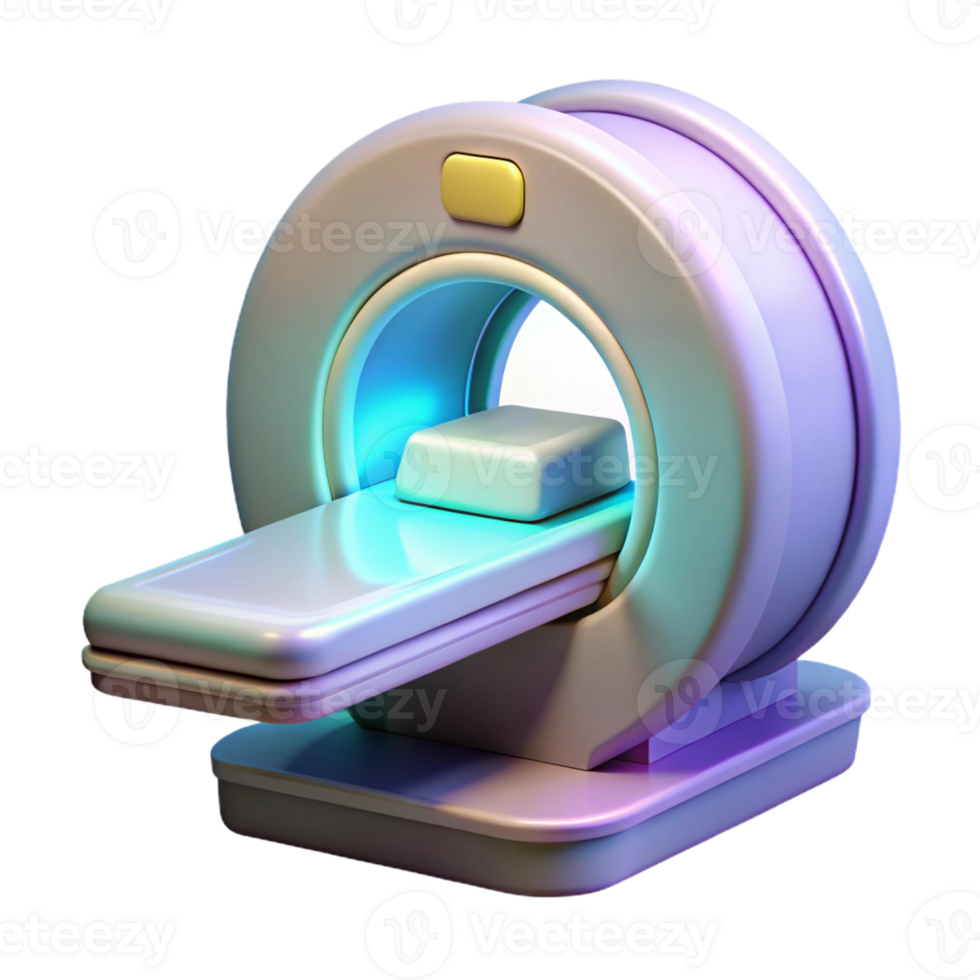 serene abstract Advanced medical scanner emitting a soft glow genuine png