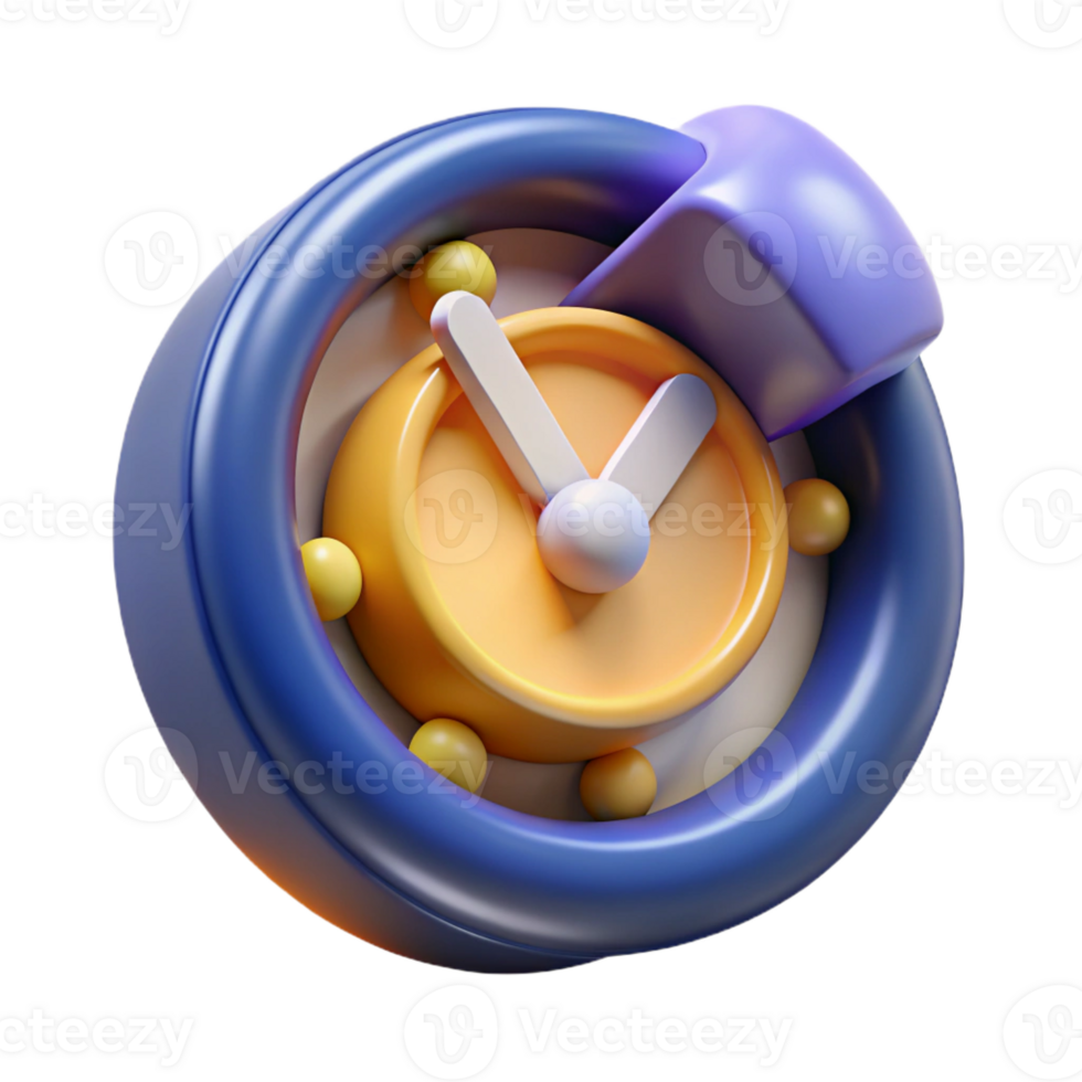 dramatic minimalist A clock, distorted time, abstract concept original png