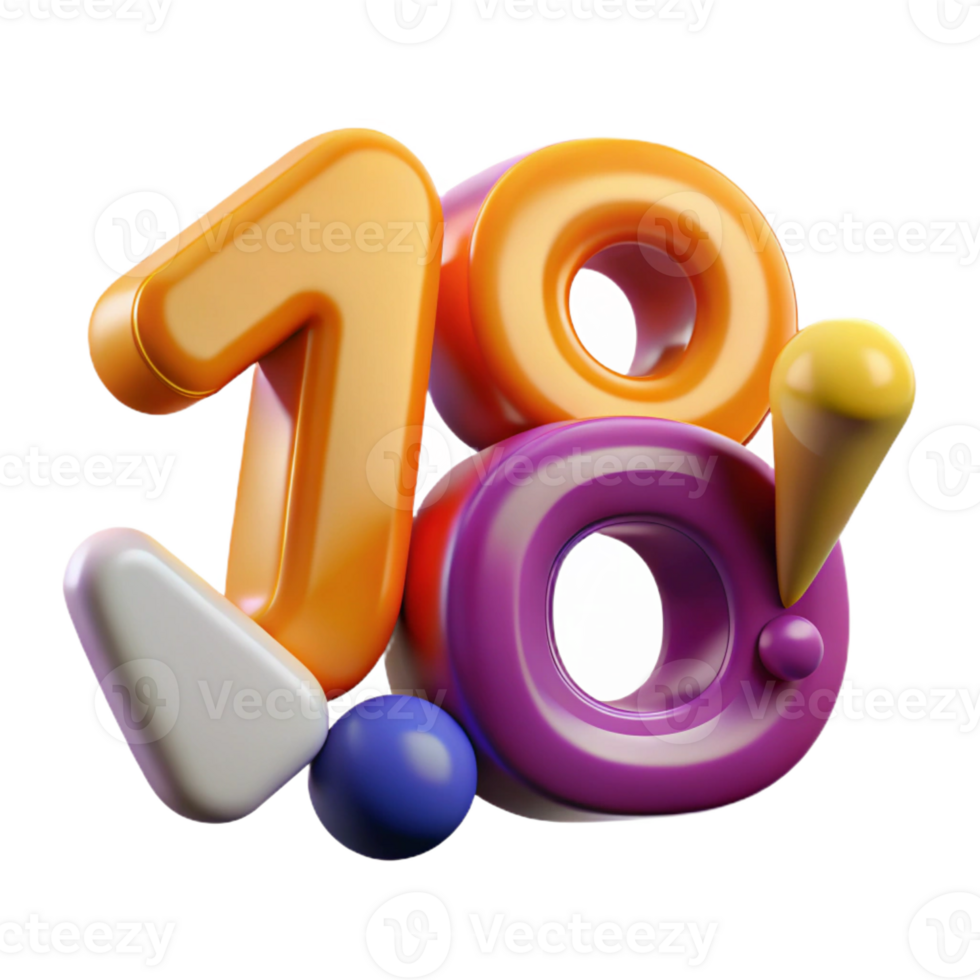 impressive modern An exclamation point, stylized, abstract surprise high quality png